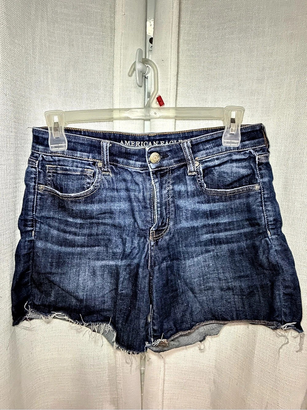 American Eagle Ne(x)t Level Stretch Denim Shortie Women's Denim Jean Shorts Size